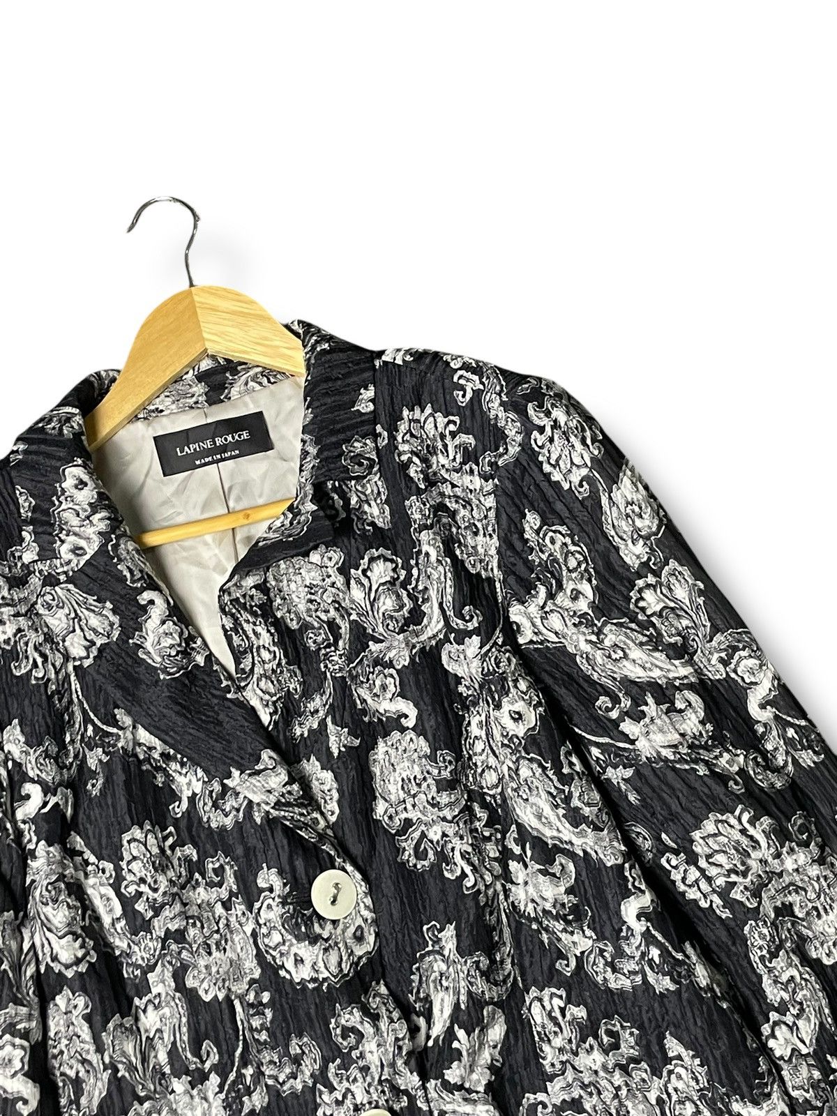 Japanese Brand × Vintage LAPINE ROUGE Abstract Light Coat (85) Size US XXS / EU 40 - 2 Thumbnail