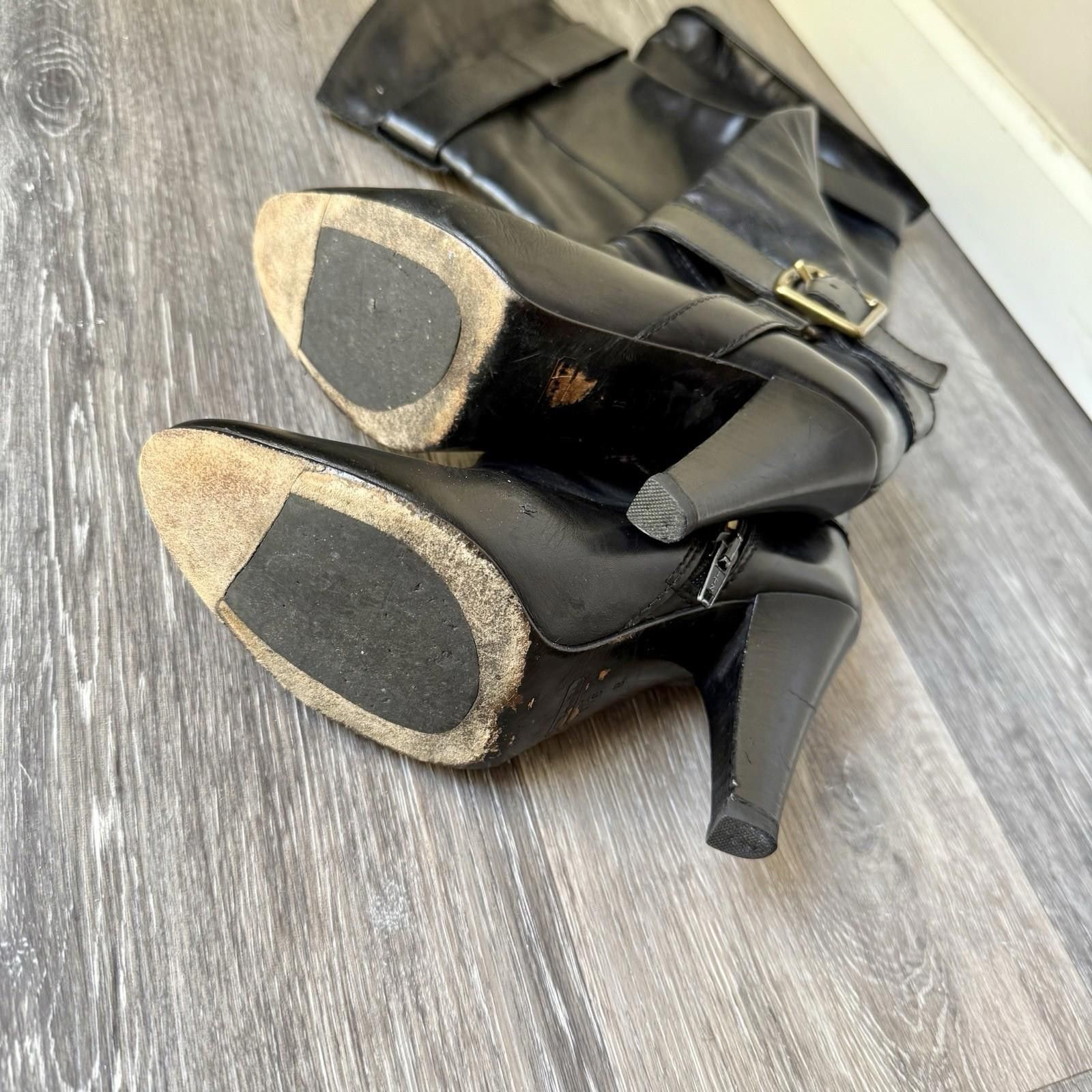 Coach Coach Monet Over the Knee Blk Leather Boots Made In Italy 6 Size US 6 / IT 36 - 7 Thumbnail