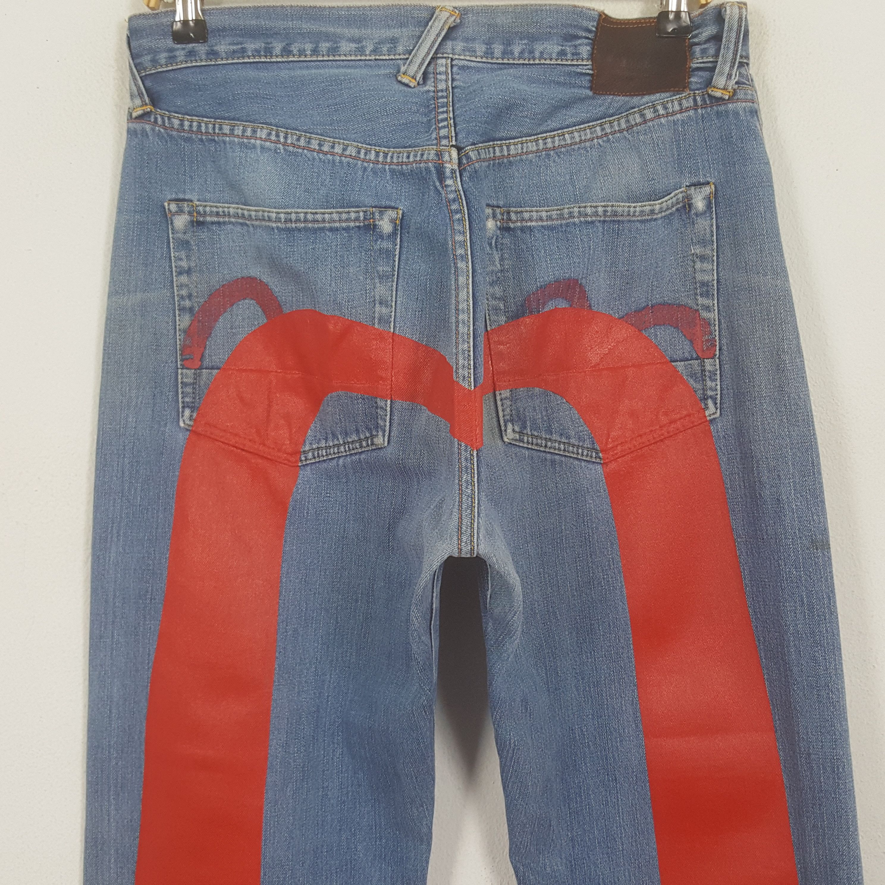 Evisu Vintage Evisu Japanese Brand Daicock Custom Art Denim Jeans Size US 31 - 2 Thumbnail
