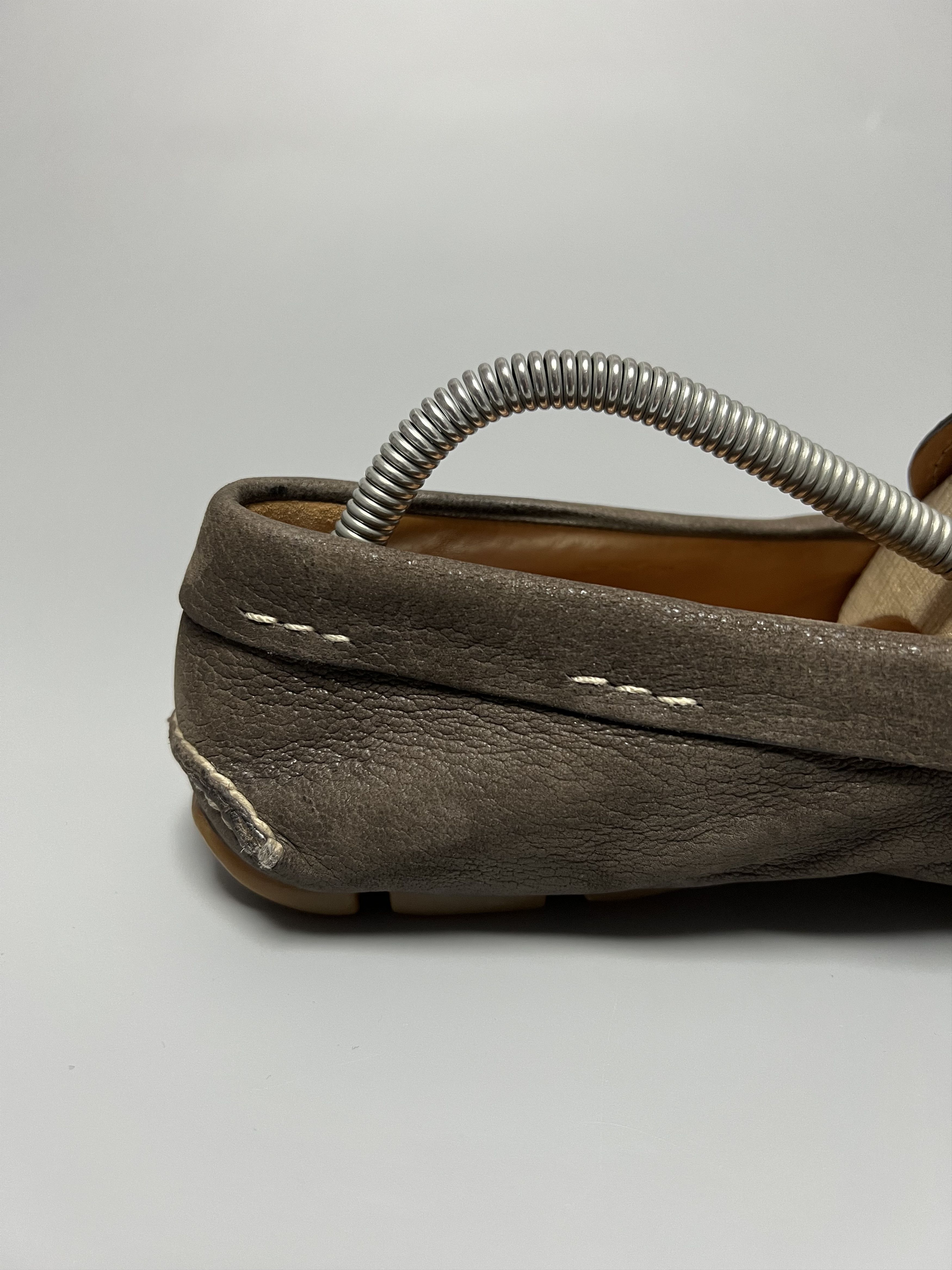 Prada Prada Vintage Brown Leather Loafers Moccasins Size US 7.5 / EU 40-41 - 6 Thumbnail