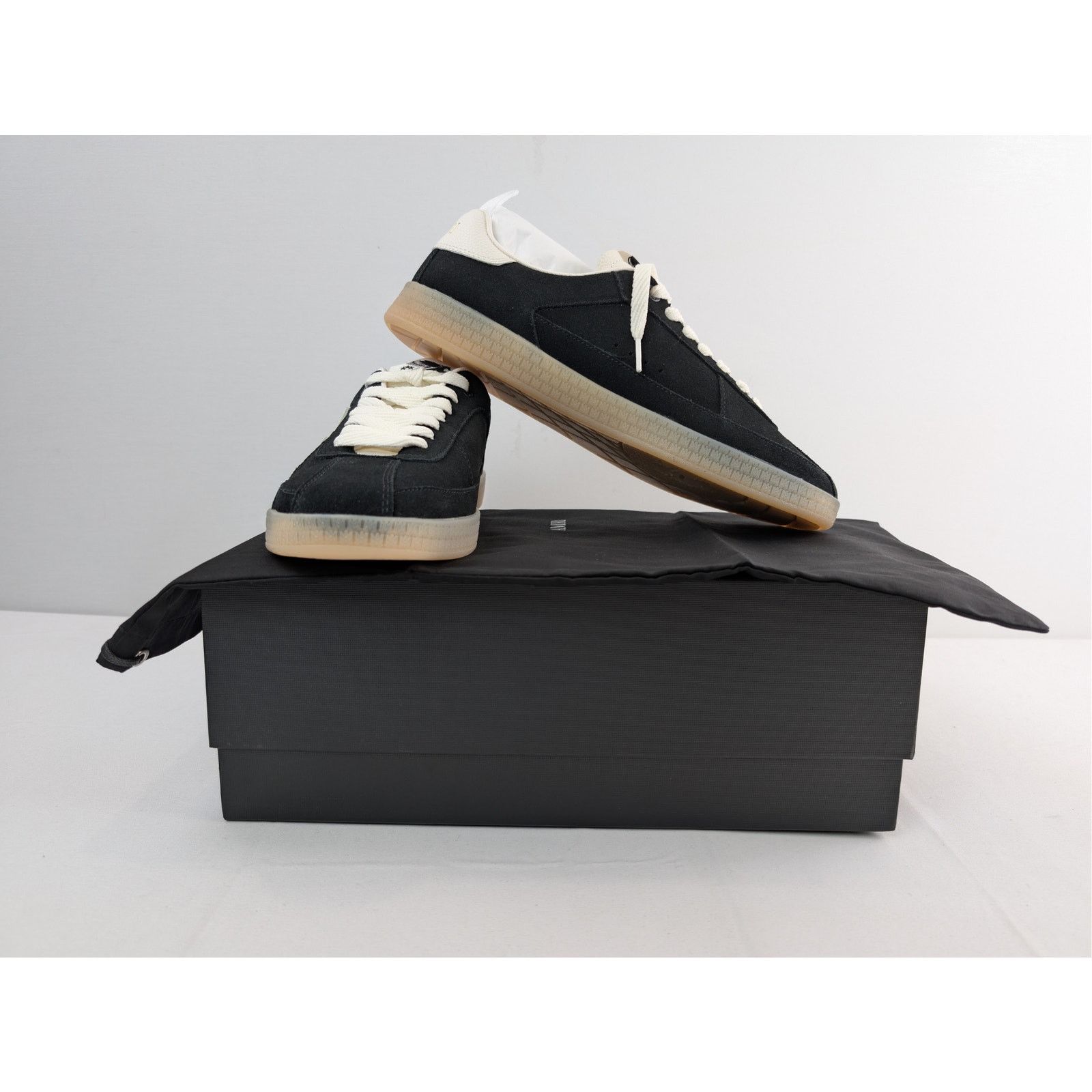 Amiri o1rshd1 Suede Pacific Sneakers in Black Size US 11 / EU 44 - 18 Thumbnail