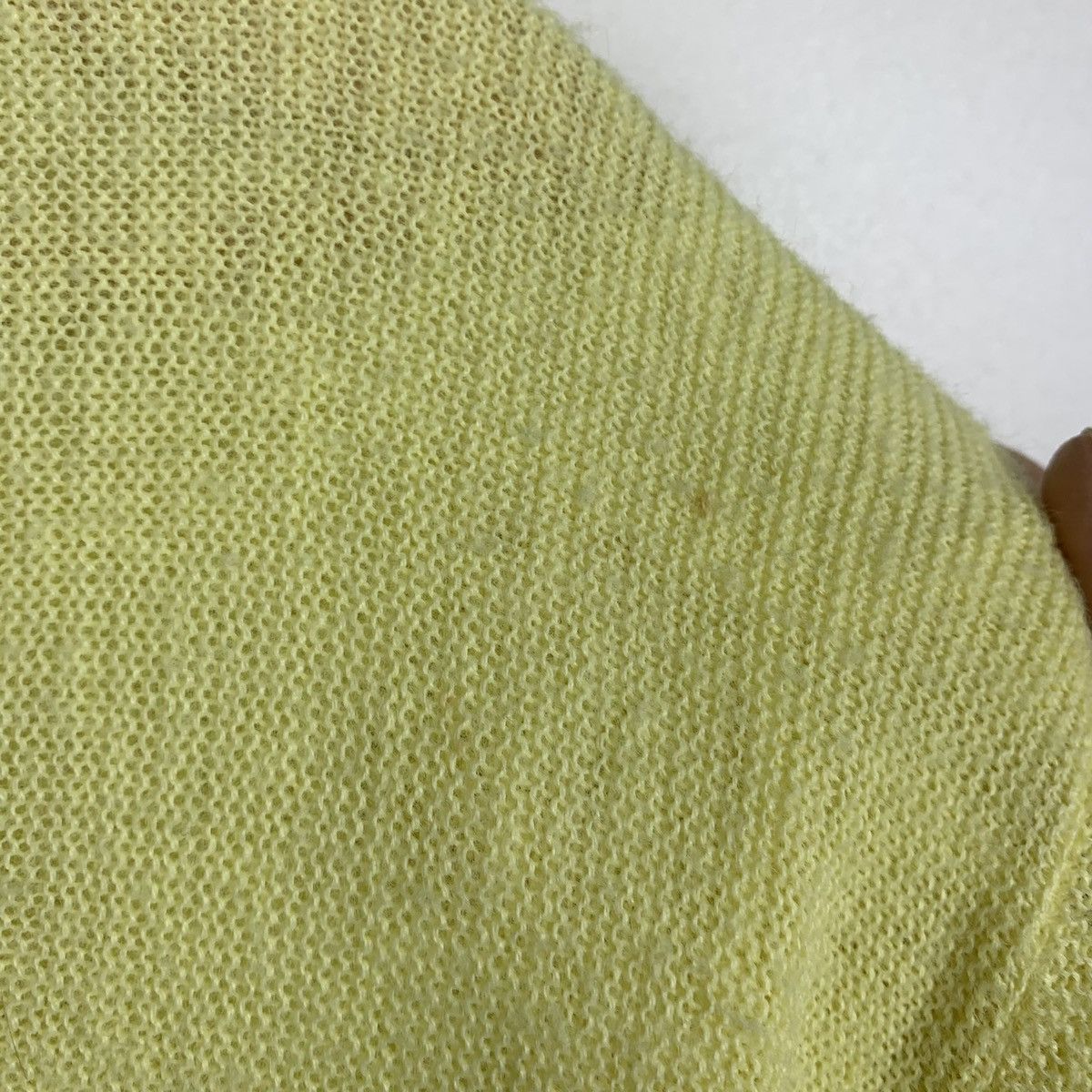 Lacoste Vintage Izod Lacoste Orlon Acrylic Sweater Size M Yellow Top Size US M / EU 48-50 / 2 - 7 Thumbnail