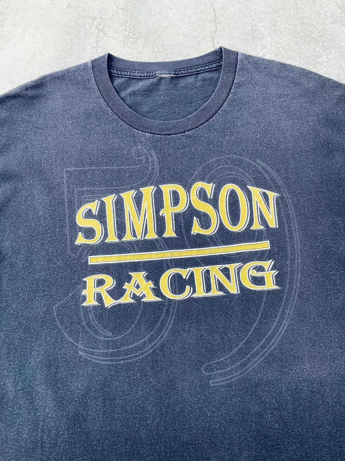Vintage Vintage Simpson Racing 59 Rare Tees Size US L / EU 52-54 / 3 - 3 Thumbnail