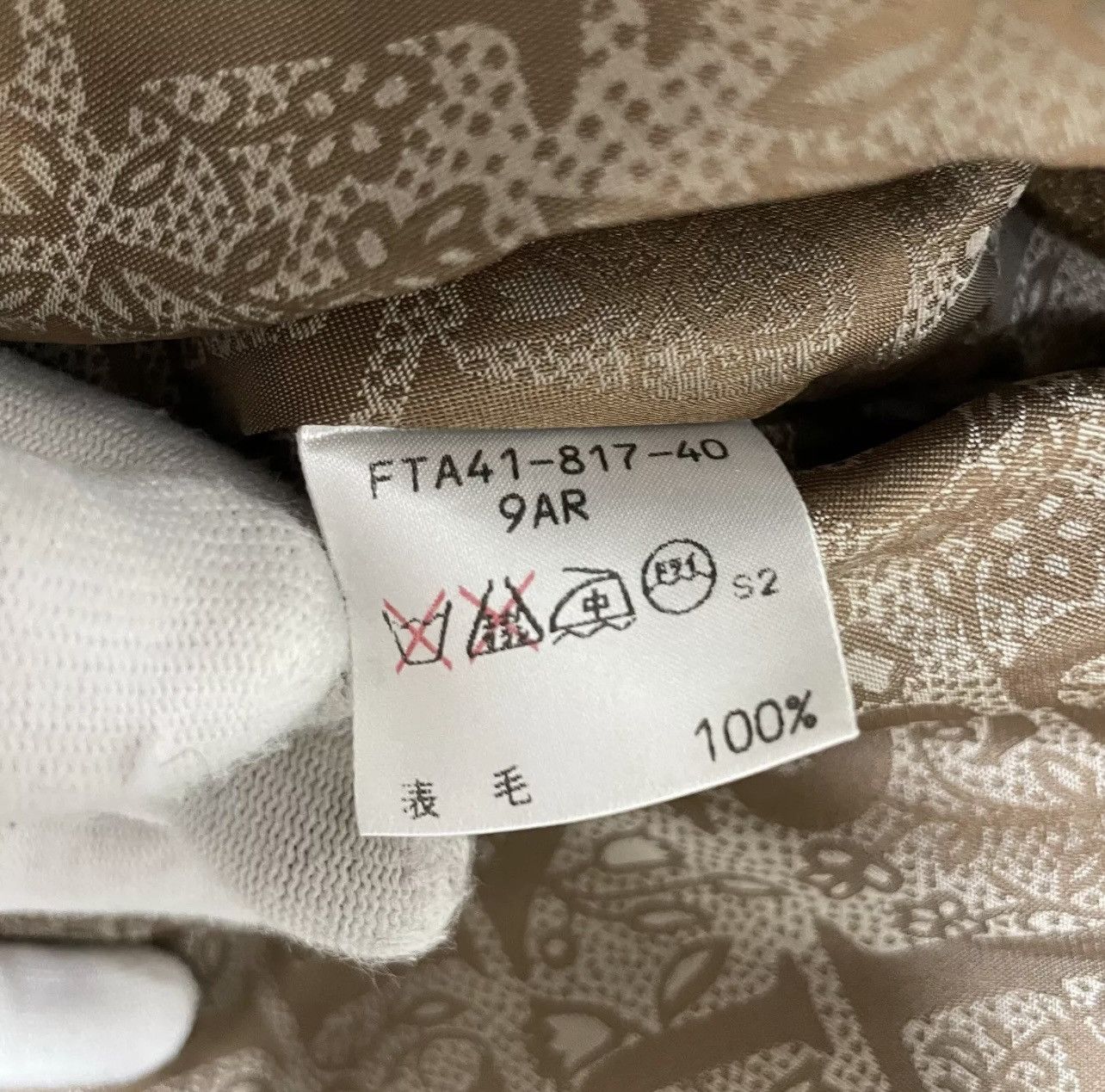 Burberry × Vintage Burberry Vintage Alpaca Wool Coat Size M / US 6-8 / IT 42-44 - 17 Thumbnail