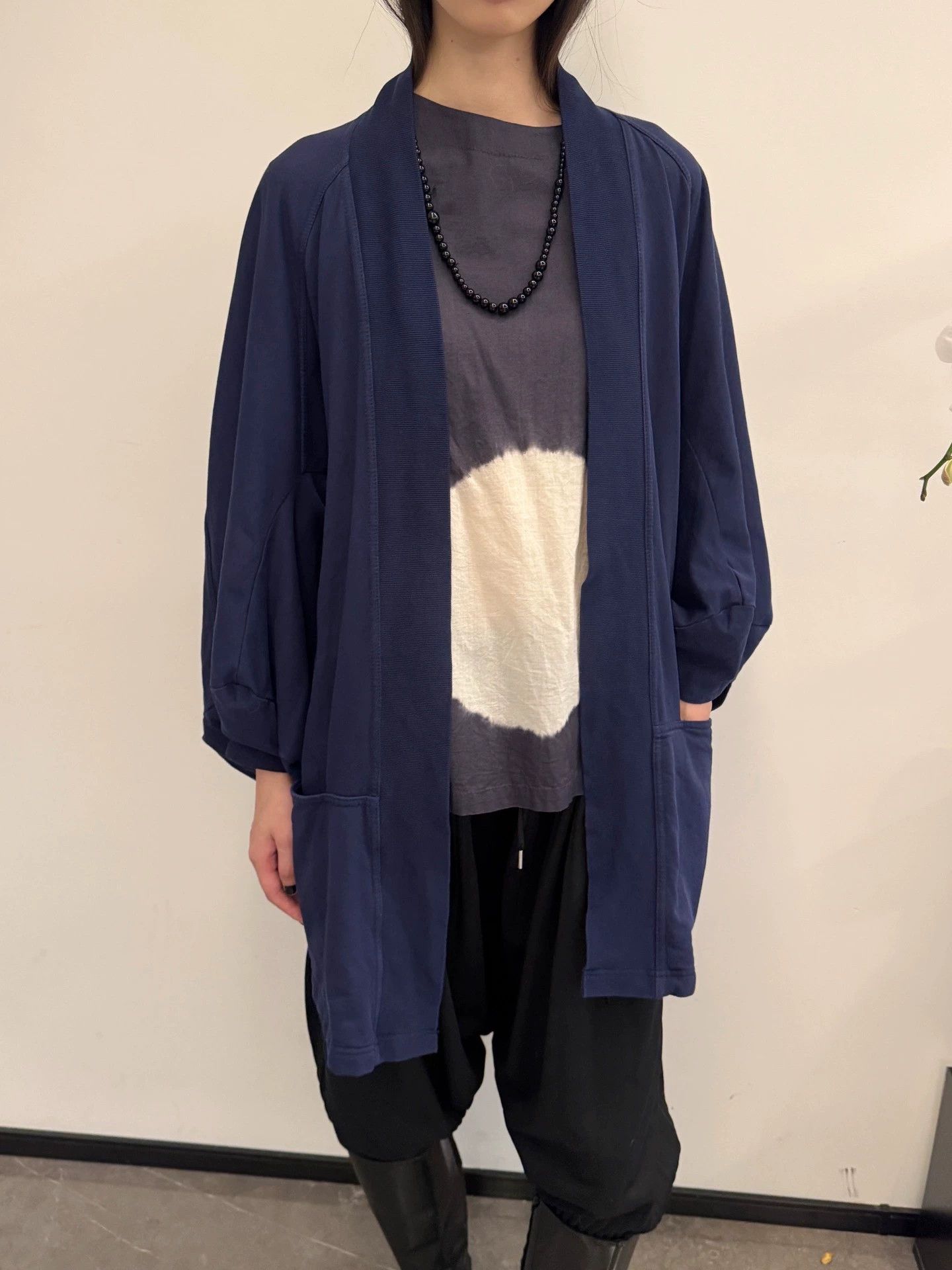 Vintage Dutch Brand Oversized Cocoon 7/8 Sleeve Vintage Cardigan Size S / US 4 / IT 40 - 7 Thumbnail