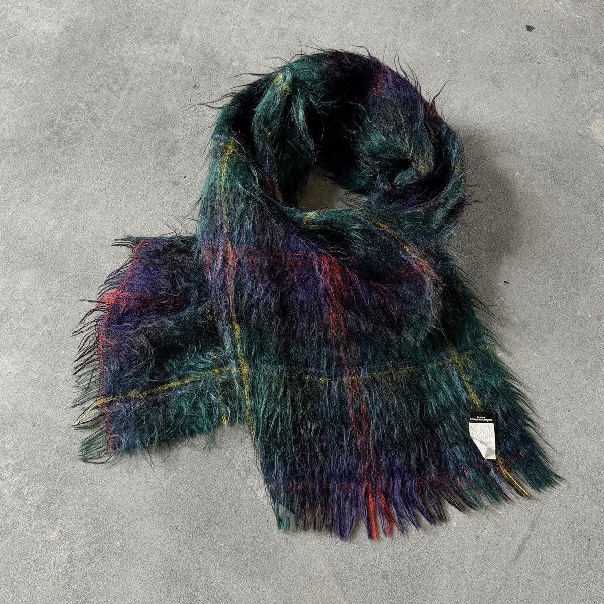 Comme des Garcons XXXL CDG Shaggy Mohair Knit Scarf / Throw Over Size ONE SIZE - 1 Thumbnail