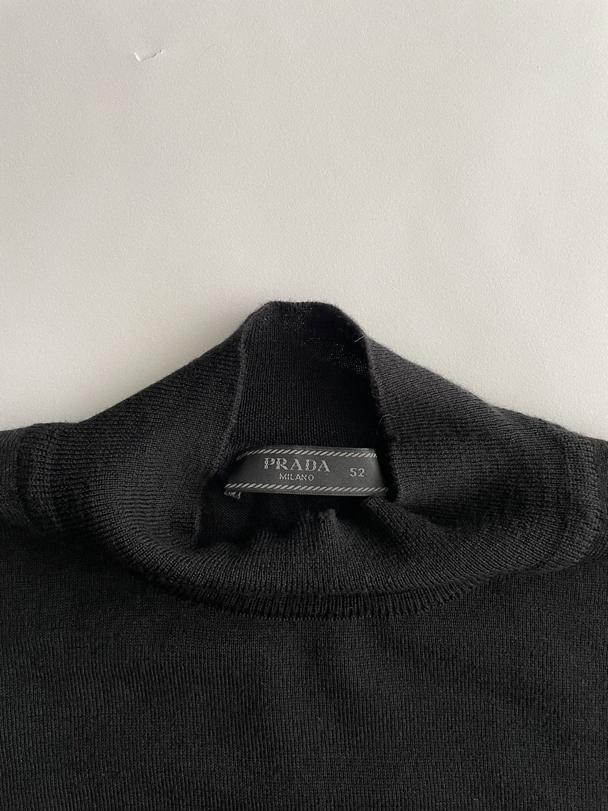 Prada × Raf Simons Prada by Raf Simons High Neck Wool Sweater Size US L / EU 52-54 / 3 - 5 Thumbnail