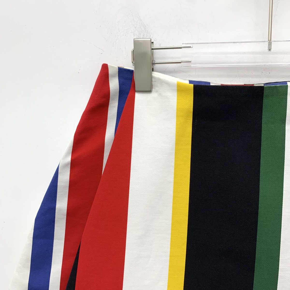 Marni Marni Color-blocked Striped Cotton Mini Skirt K26WX Size 28" / US 6 / IT 42 - 3 Thumbnail