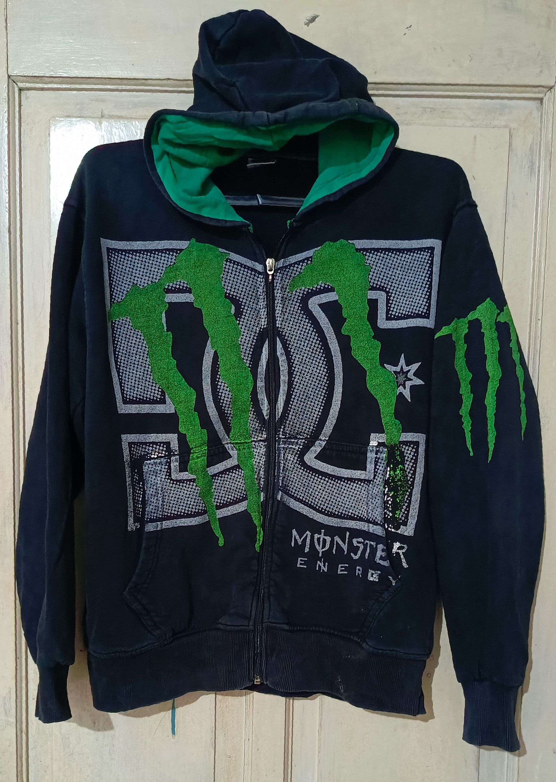 Dc Gentle Monster Streetwear Y2k DC x Monster Energy Moto Hoodie Grailed