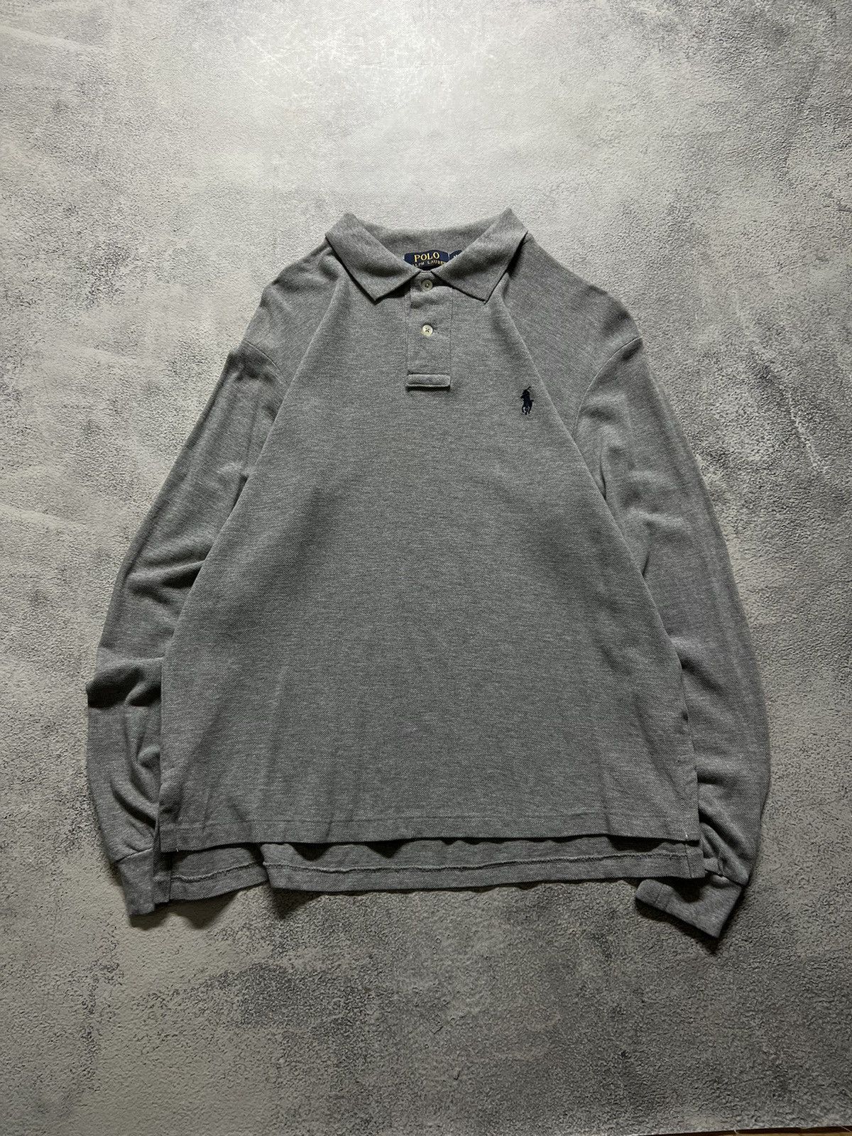 Vintage Vintage Y2k Polo By Ralph Lauren🩶 Long Sleeve Rugby Polo 00s Size US M / EU 48-50 / 2 - 3 Thumbnail
