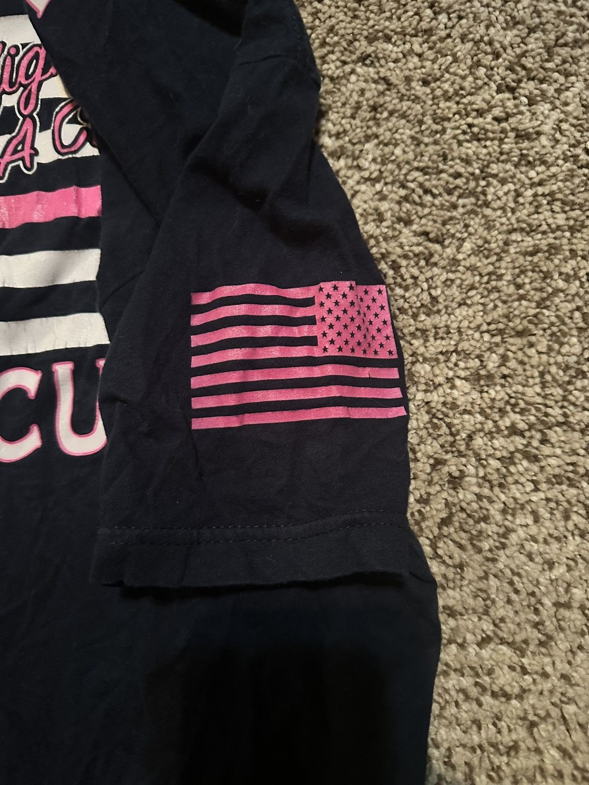 Vintage Breast Cancer Awareness Firefighter tee Size US L / EU 52-54 / 3 - 3 Thumbnail