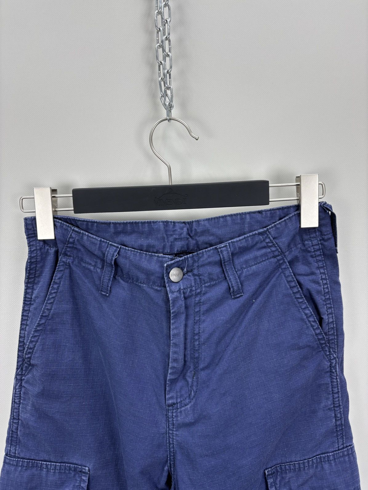 Carhartt Mens cargo pants Carhartt Size XS/S Color Blue Size US 29 - 4 Thumbnail