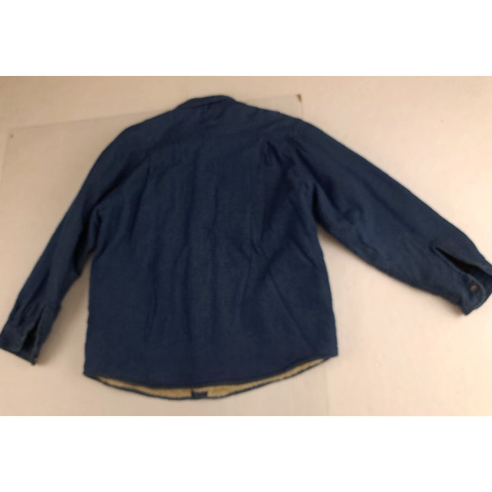 Wrangler VINTAGE Wrangler Denim Blue Jean Work Shirt L Large Size US L / EU 52-54 / 3 - 5 Thumbnail