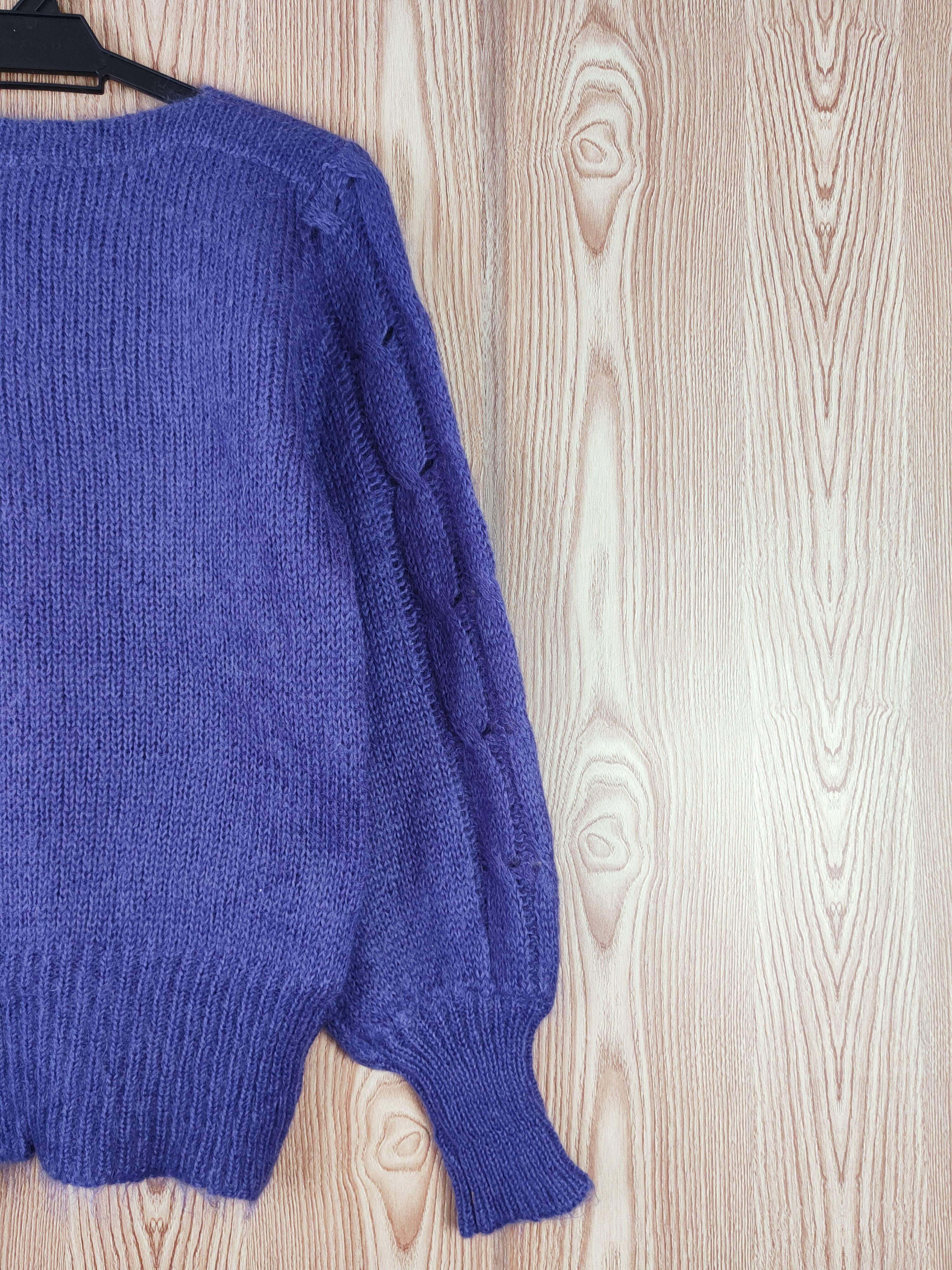 Japanese Brand Clibon Purple Knitwear Sweatshirts #W553 Size US M / EU 48-50 / 2 - 9 Thumbnail