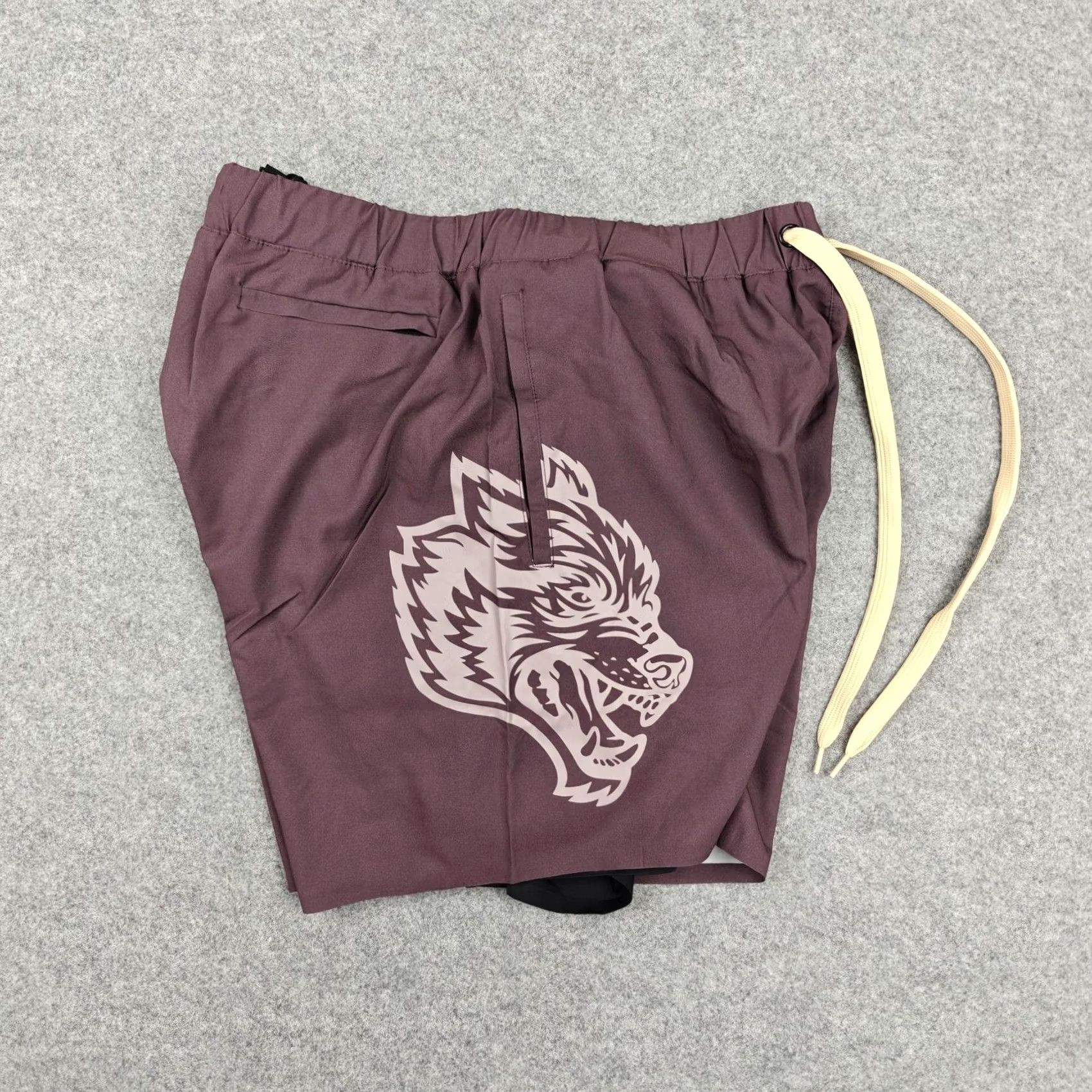Darc Sport Darc Sport Compression Shorts Mens Medium Purple Pyramid V2 Wolves Lined New Size US 31 - 6 Thumbnail