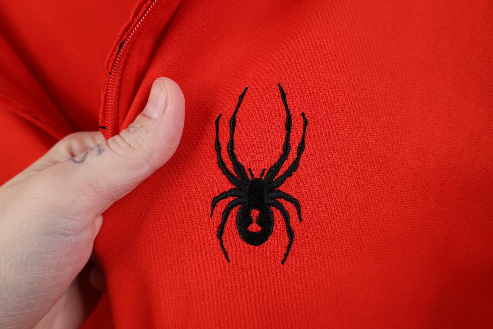 Spyder Spyder Spider Web Big Logo 1/4 Zip Pullover Jacket Top Red Size US S / EU 44-46 / 1 - 6 Thumbnail