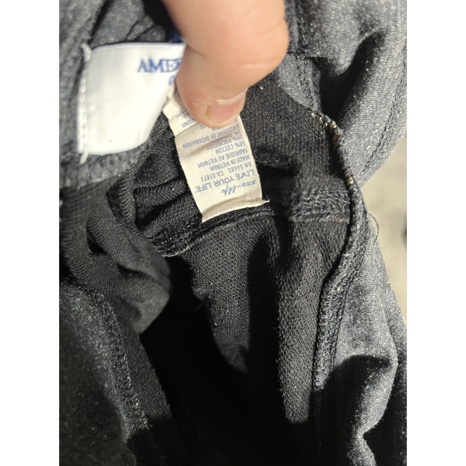 American Eagle Outfitters American Eagle Capri Leggings Women's 2XS Black Low Rise Pull On Stretch Desk? Size 24" / US 00 / IT 34 - 6 Thumbnail