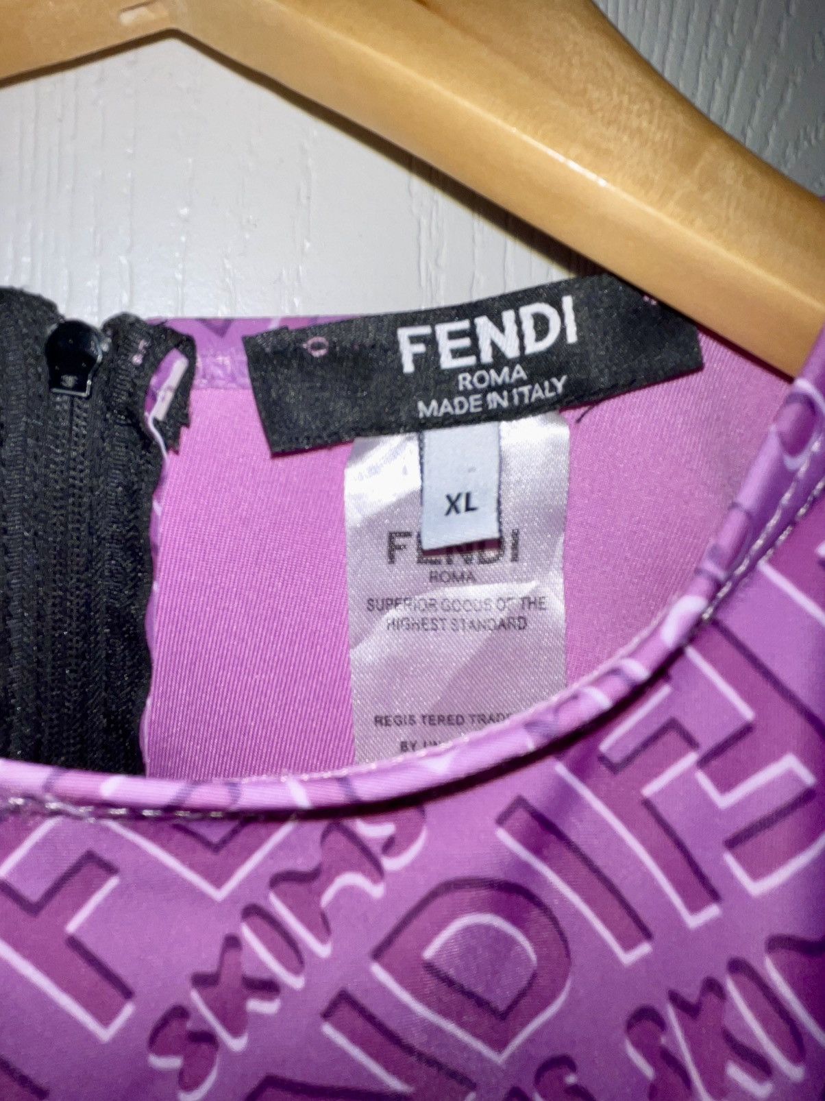 Fendi × SKIMS FENDI X SKIMS COLORADO HIGH NECK BODYSUIT Size XL / US 12-14 / IT 48-50 - 5 Thumbnail