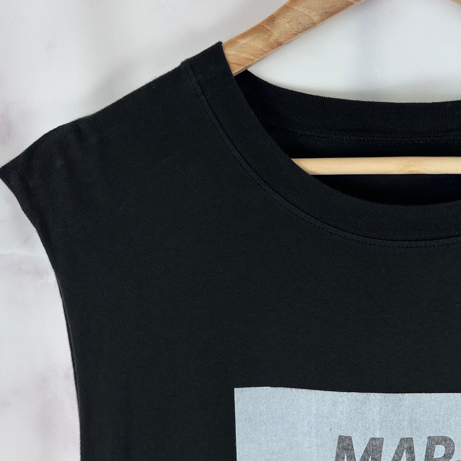 Maison Margiela Reference 10:14 Black Garment Dyed Sleeveless Tee Size US XL / EU 56 / 4 - 4 Thumbnail