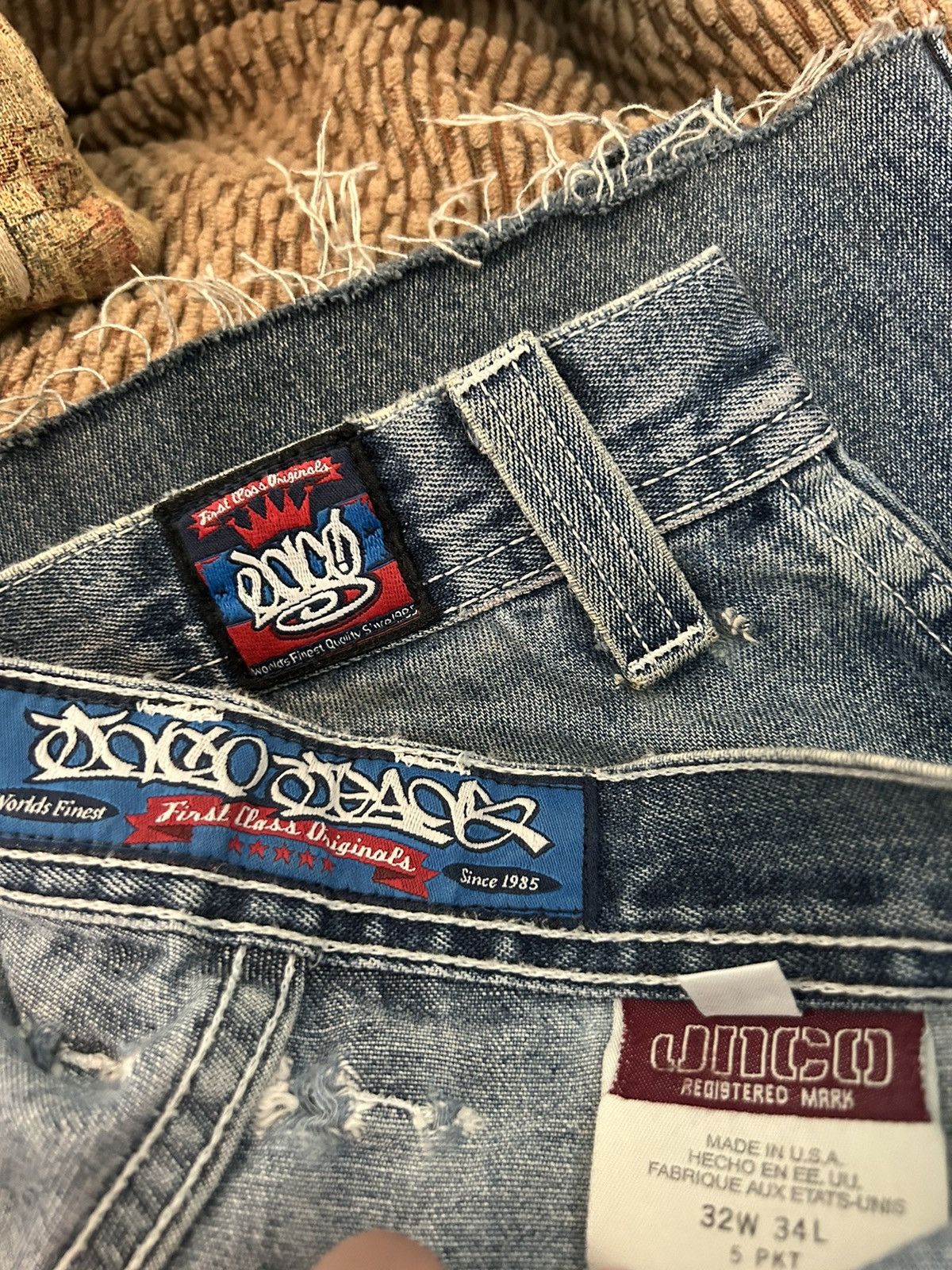 JNCO Vintage JNCO Wide Leg Distressed Denim Size US 32 / EU 48 - 9 Thumbnail
