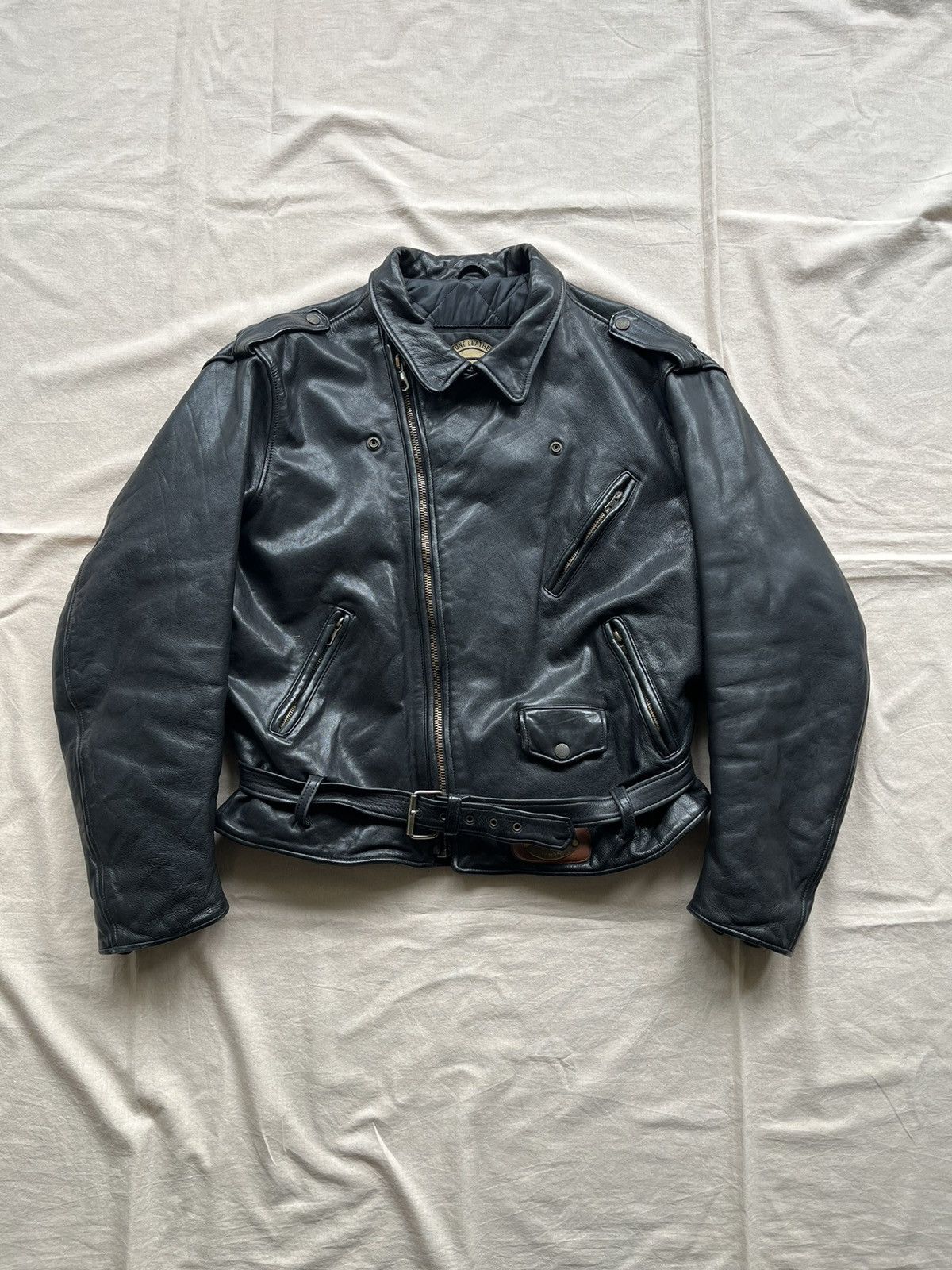 Armani × Emporio Armani × Giorgio Armani Vintage 80s Real Leather