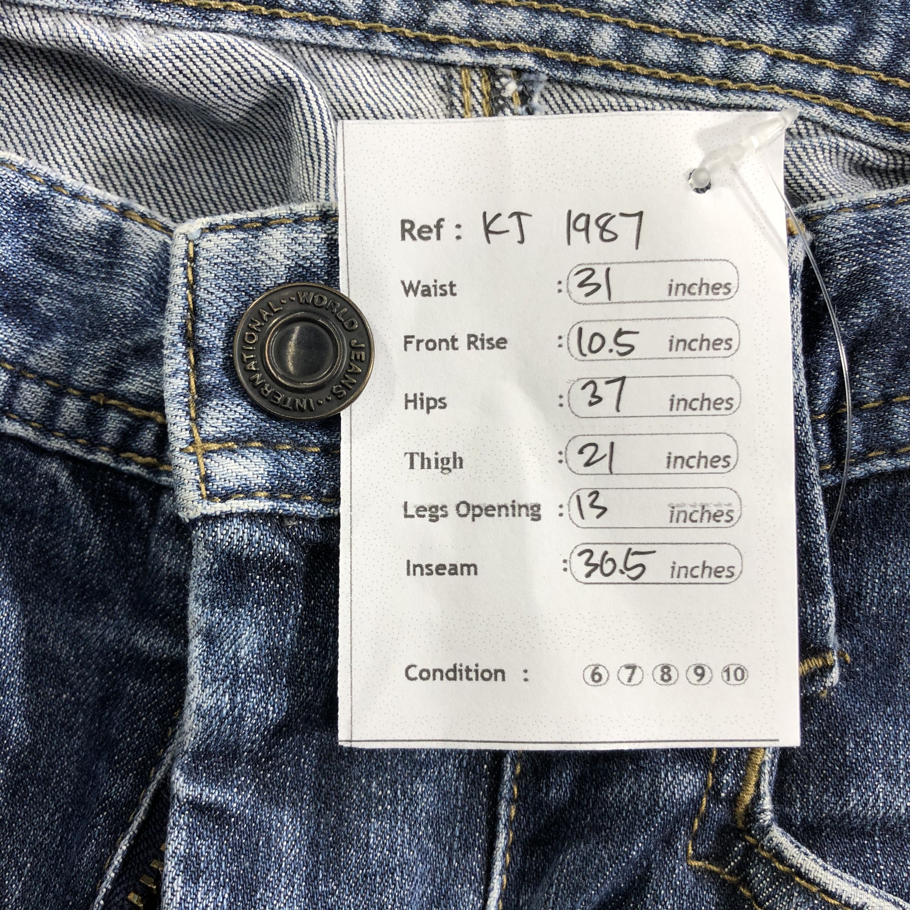 Japanese Brand Japanese Brand Multi Pocket Cargo Jeans KJ1987 Size US 31 - 9 Thumbnail