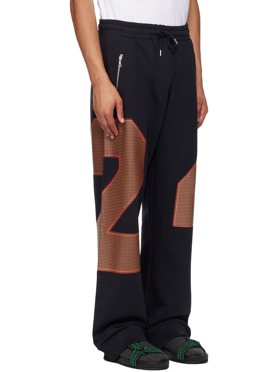 Dries Van Noten o1h1sh11224 Loose Sweatpants in Navy Size US 32 / EU 48 - 4 Thumbnail
