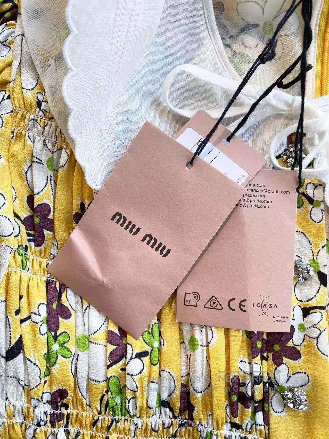 Miu Miu Miu Miu floral dress| Size XS / US 0-2 / IT 36-38 - 7 Thumbnail