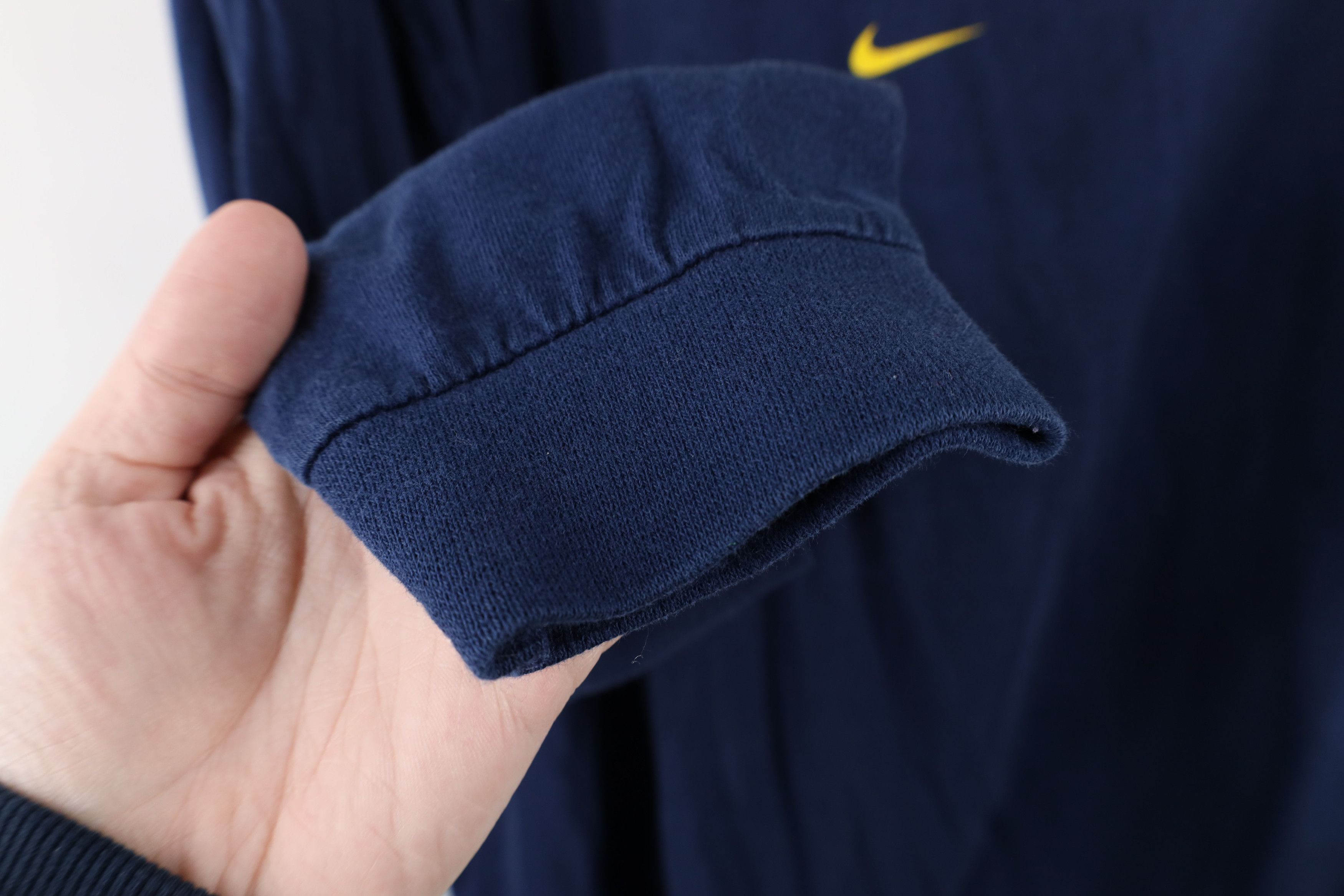 Nike × Vintage Vintage Nike Swoosh University of Michigan T-Shirt Blue Size US XL / EU 56 / 4 - 8 Thumbnail