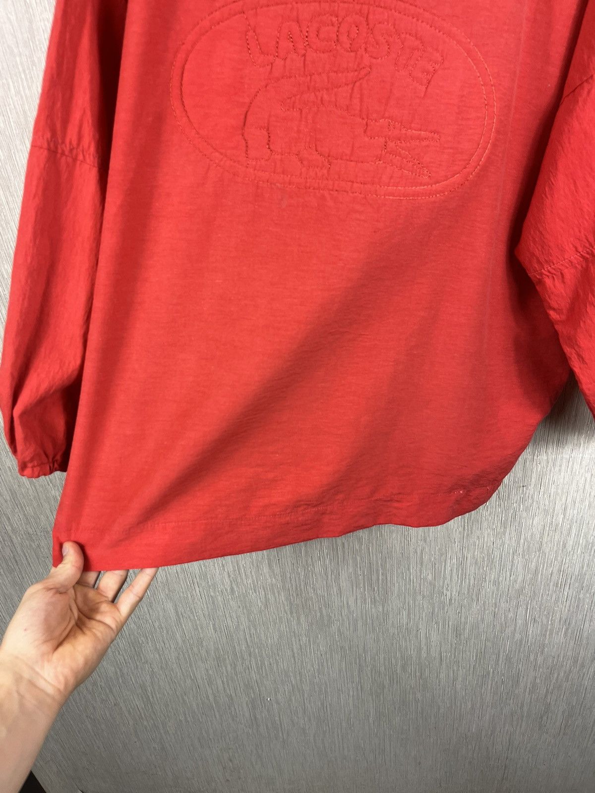Lacoste × Vintage Vintage 80s Lacoste chemise light jacket embroidered logo Size US M / EU 48-50 / 2 - 18 Thumbnail