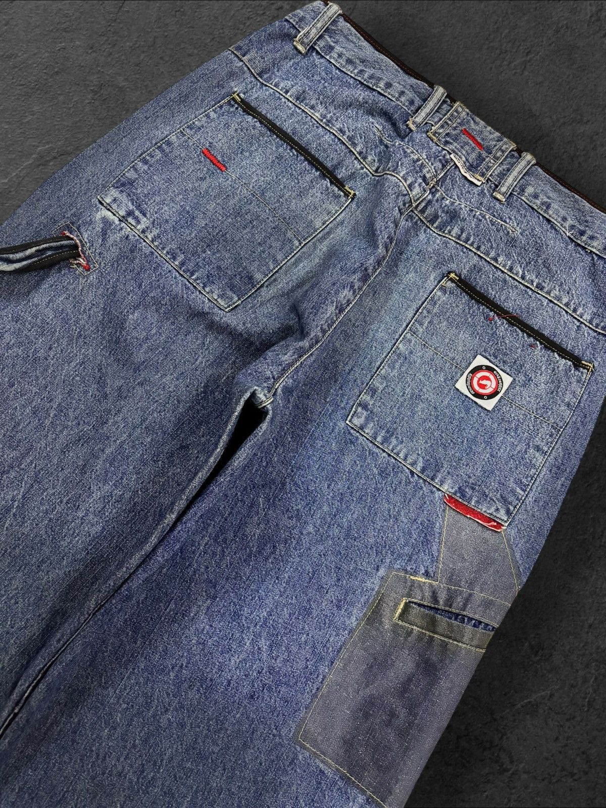 Ecko Unltd. Vtg Ecko Baggy Carpenter High Waist Jeans Size US 34 / EU 50 - 6 Thumbnail