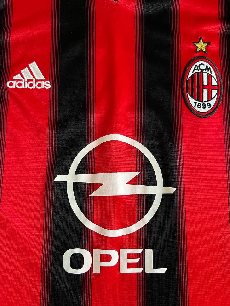 Adidas × Vintage Adidas AC Milan 04/05 Football Shirt #3 Maldini Jersey Size US L / EU 52-54 / 3 - 7 Thumbnail