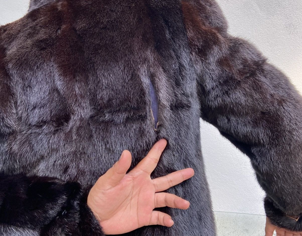 Sagafurs VINTAGE SAGAFOX FUR BLACK MINK SAGA COAT Size L / US 10 / IT 46 - 23 Thumbnail
