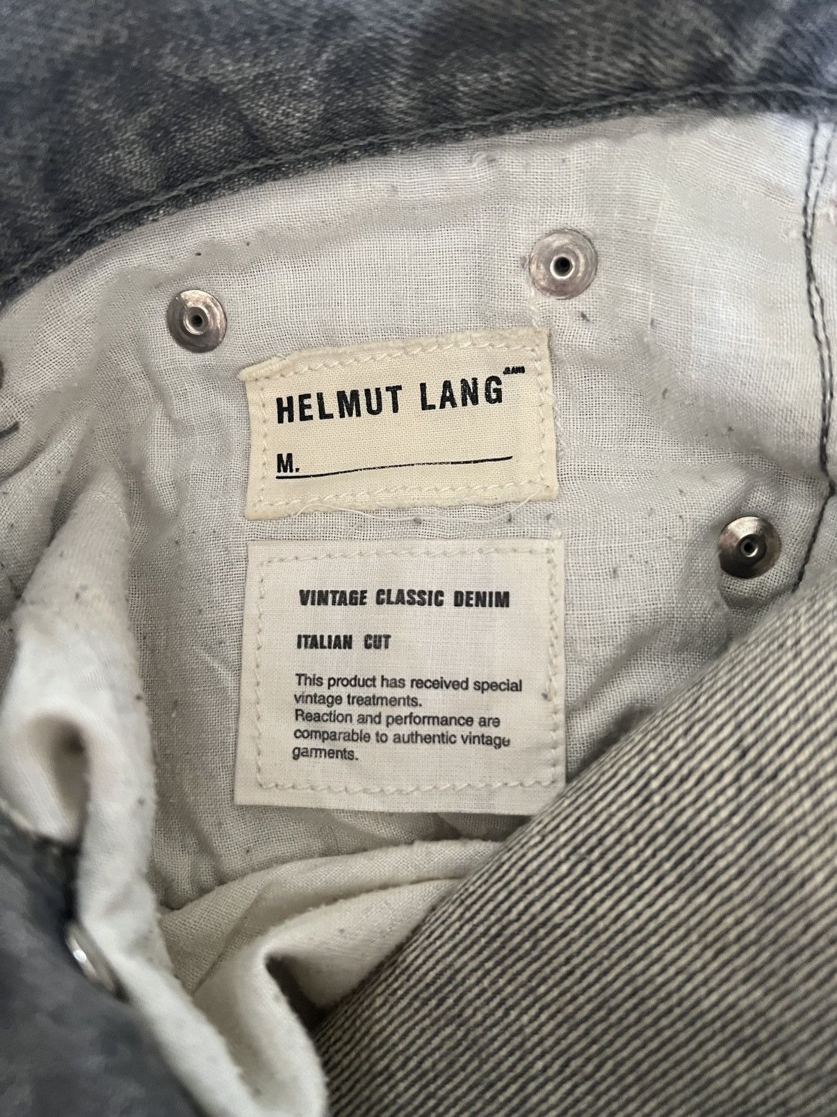 Helmut Lang Helmut Lang Italian Cut Vintage Classic Denim Size US 29 - 5 Thumbnail
