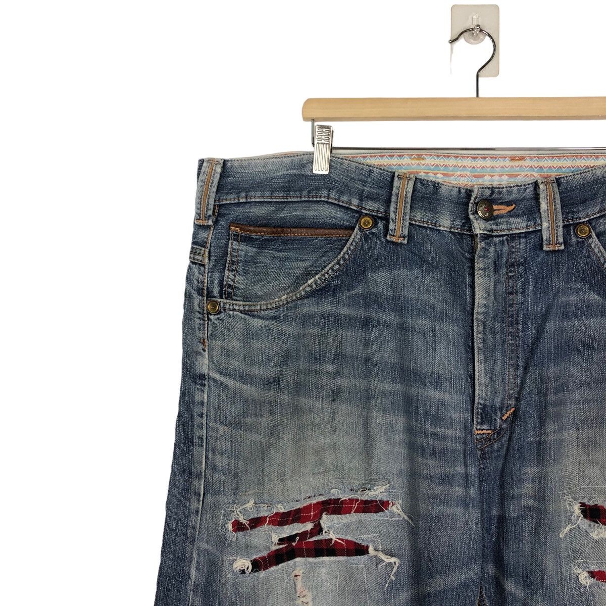 Edwin 🔥PUNK DESIGN DISTRESSED DENIM EDWIN KAPITAL DESIGN Size US 44 / EU 60 - 7 Thumbnail