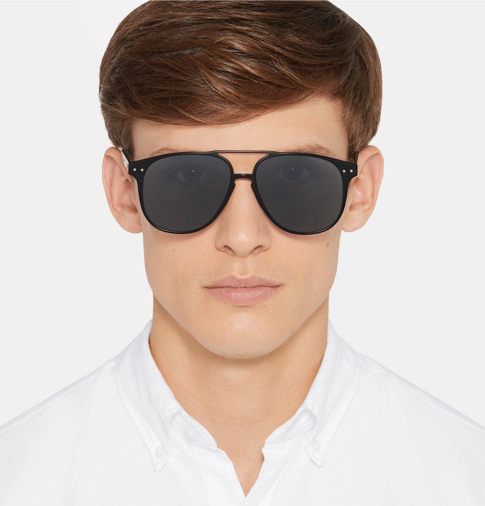 Bottega Veneta Aviator Aluminium Black Sunglasses Size ONE SIZE - 1 Thumbnail