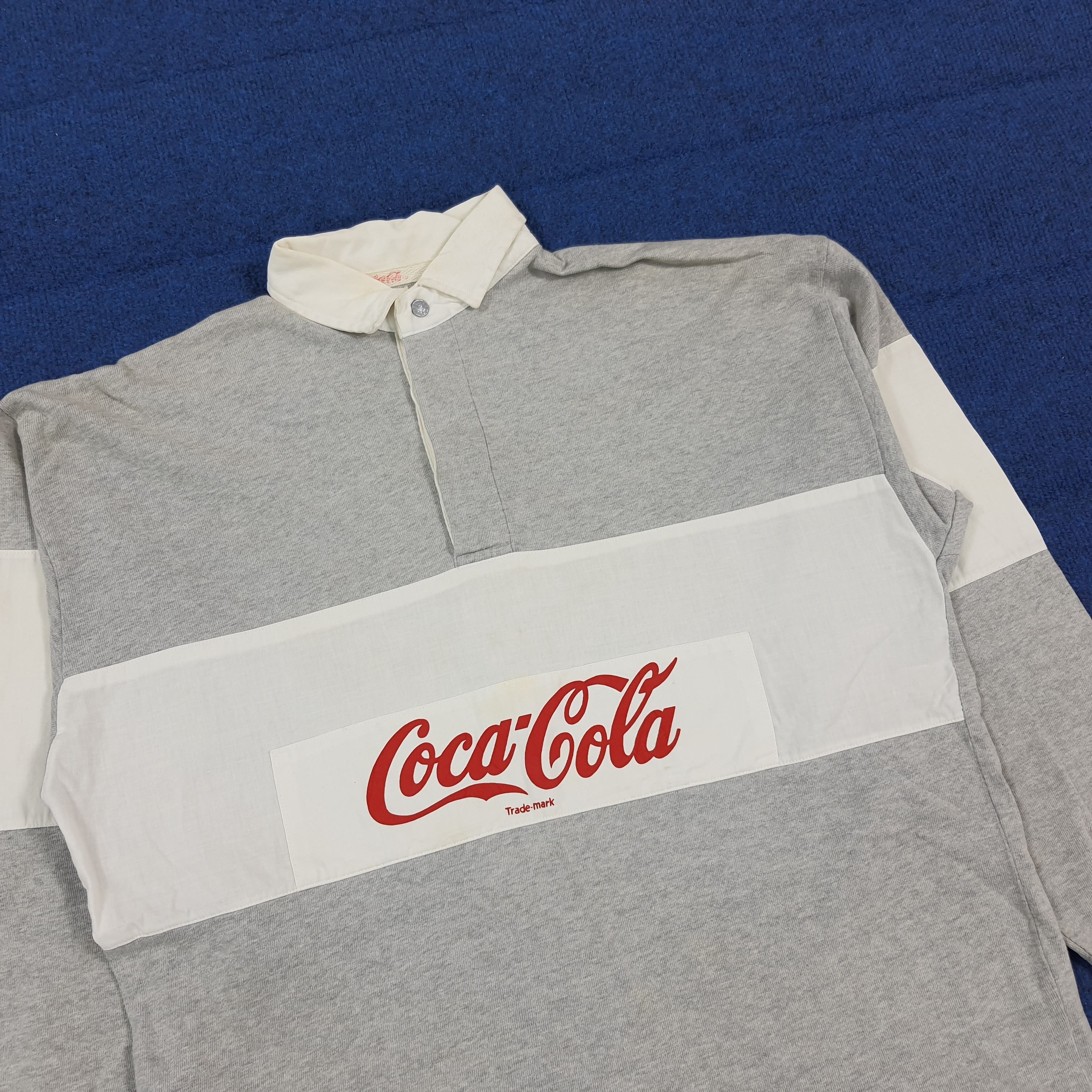 Coca Cola Vintage Coca Cola Streetwear Retro Polo Long Sleeve C301N13 Size US L / EU 52-54 / 3 - 2 Thumbnail