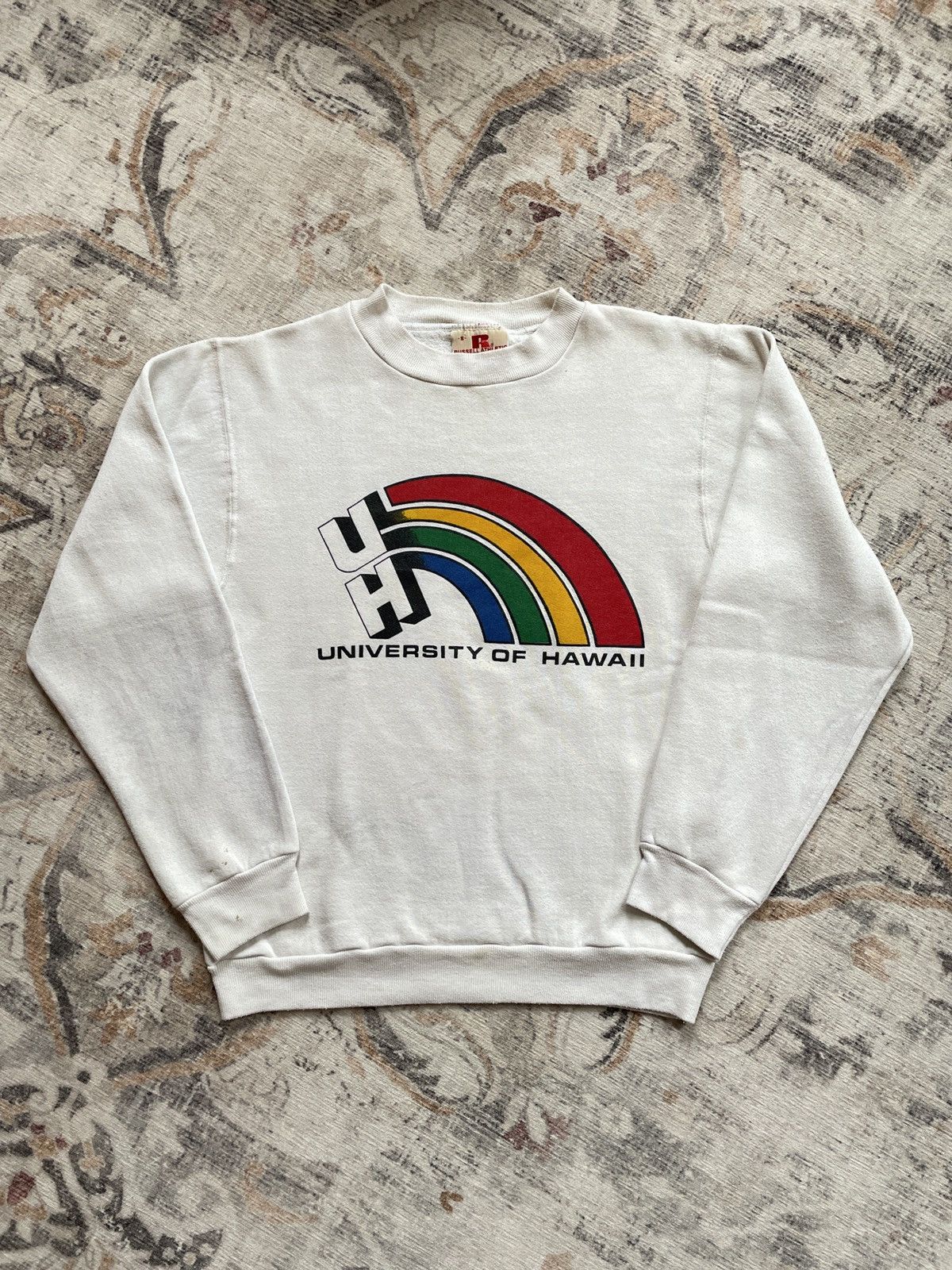 Vintage 70s University of Hawaii Russell Crewneck Sweater