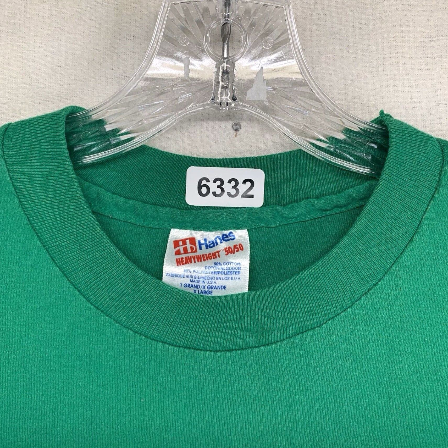 Hanes VINTAGE Hanes Unisex T-Shirt XL Green 90s Funny Irish Grandma Graphic Print Crew Neck All Seasons Size US XL / EU 56 / 4 - 4 Thumbnail