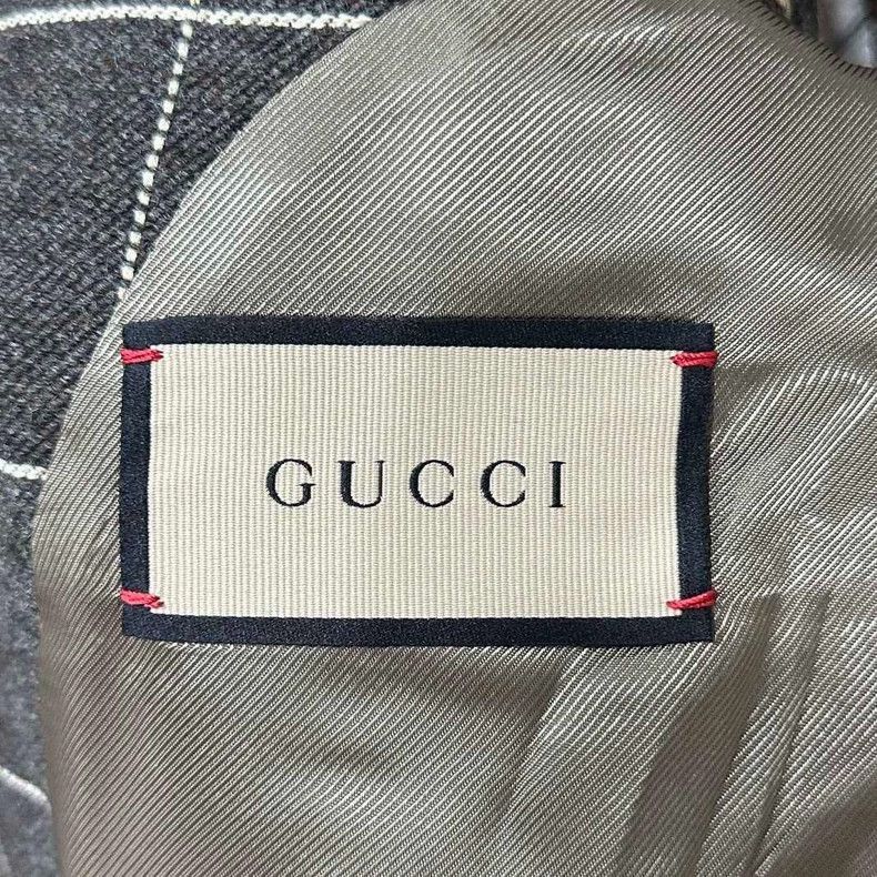 Gucci Gucci Checked Wool Blazer Jacket-2505 Size L / US 10 / IT 46 - 5 Thumbnail