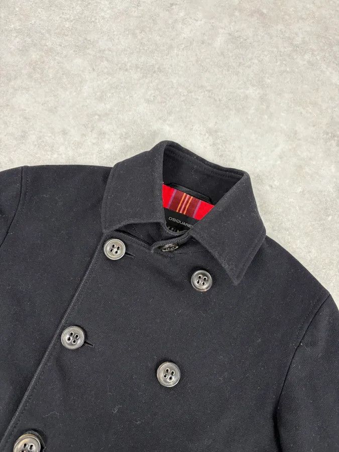 Dsquared2 AW2008 Dsquared2 Black Caban Wool Jacket Size US S / EU 44-46 / 1 - 4 Thumbnail