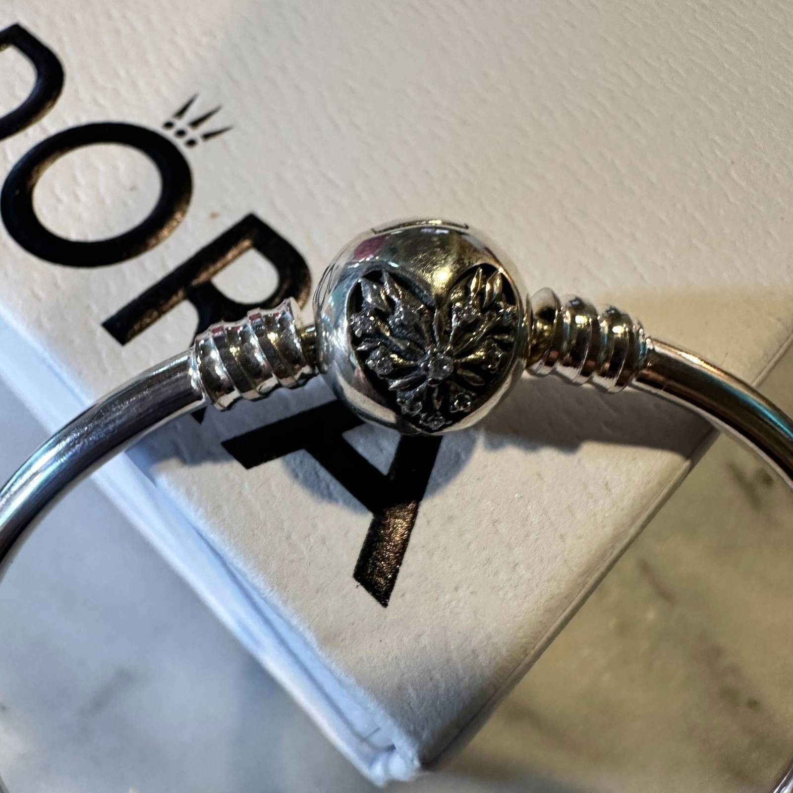 pandora Authentic Pandora Retired Winter Wonderland "YOU MELT MY HEA Size ONE SIZE - 5 Thumbnail