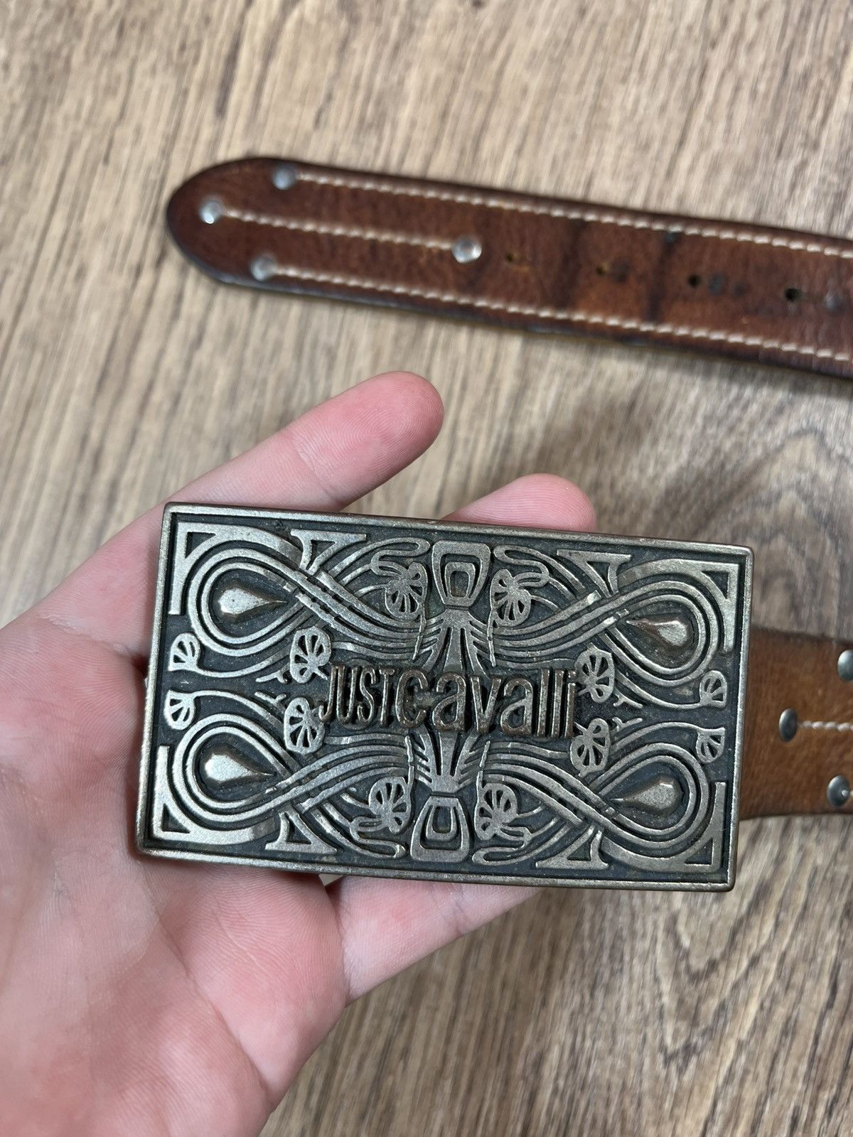 Just Cavalli Vintage Just Cavalli Leather Belt Size ONE SIZE - 3 Thumbnail