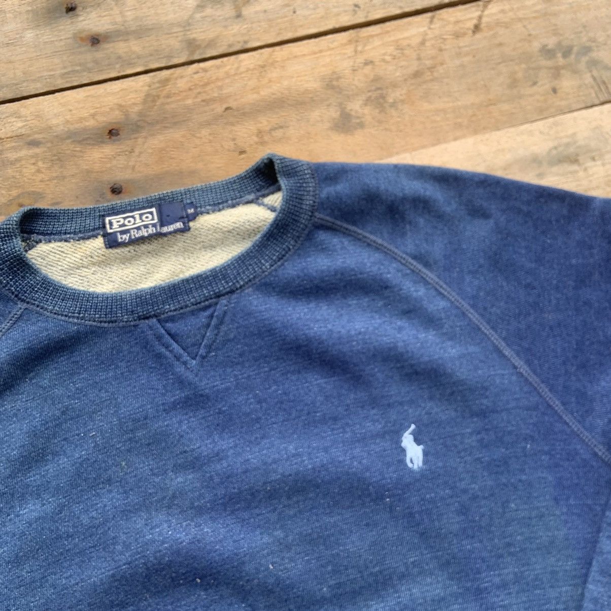 Polo Ralph Lauren Vintage Polo Ralph Lauren Sweatshirt Blue Indigo Size US S / EU 44-46 / 1 - 5 Thumbnail