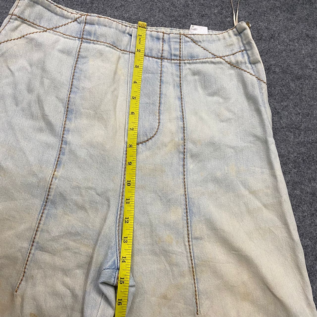 Chloe Vintage Chloe Bleached Denim Streetwear Jeans Size 30" / US 8 / IT 44 - 5 Thumbnail