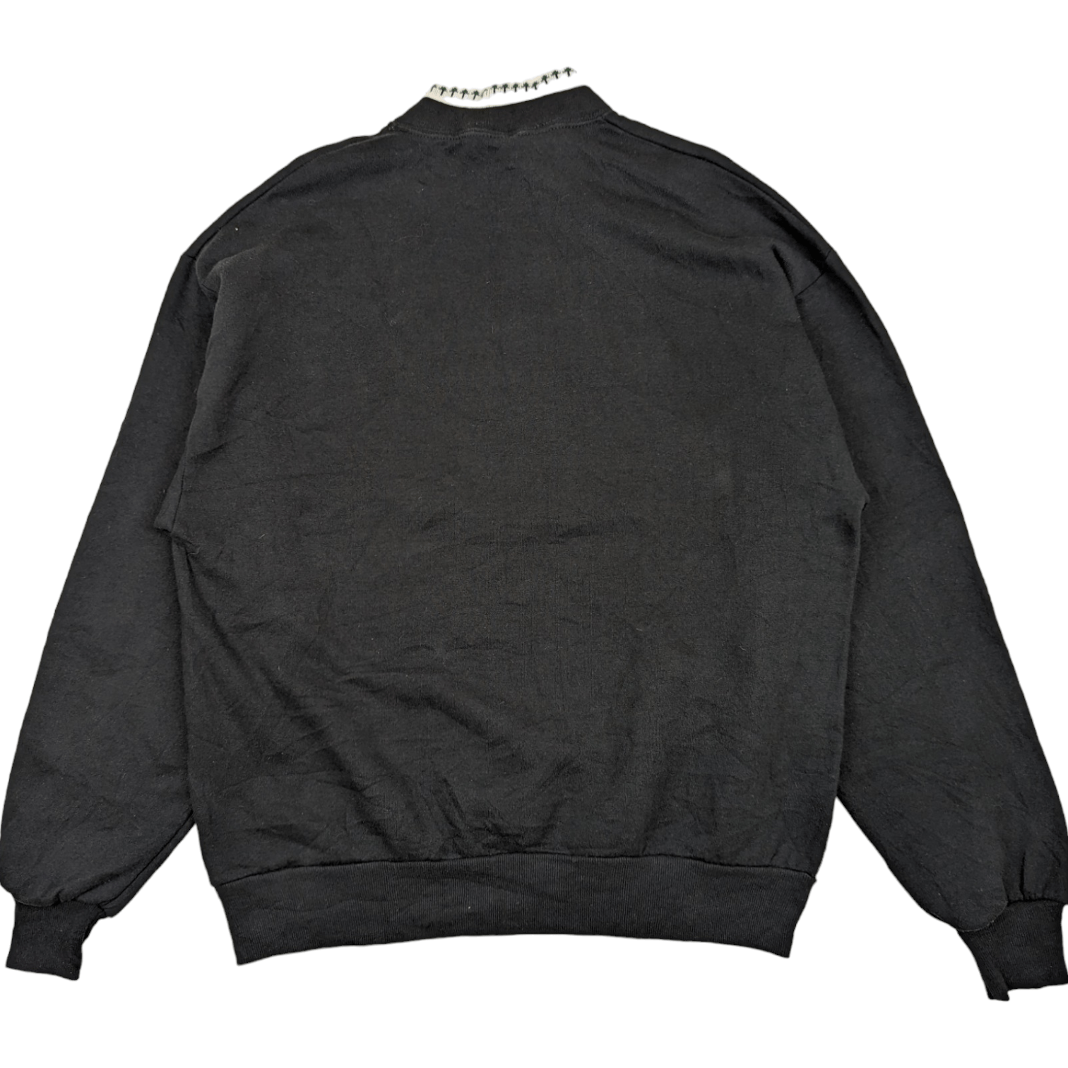 Vintage Vintage 90's NAUGHTY OR NICE Statement Tee Jumper Sweatshirt Size US L / EU 52-54 / 3 - 7 Thumbnail