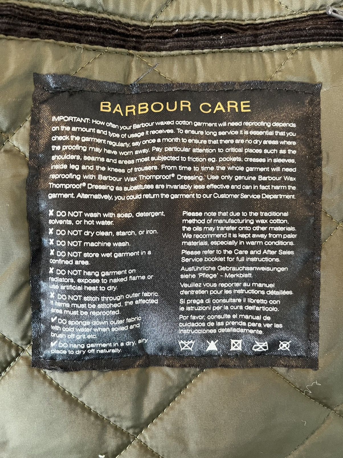 Barbour Barbour International Men’s Duke Wax Jacket Size US XXL / EU 58 / 5 - 7 Thumbnail