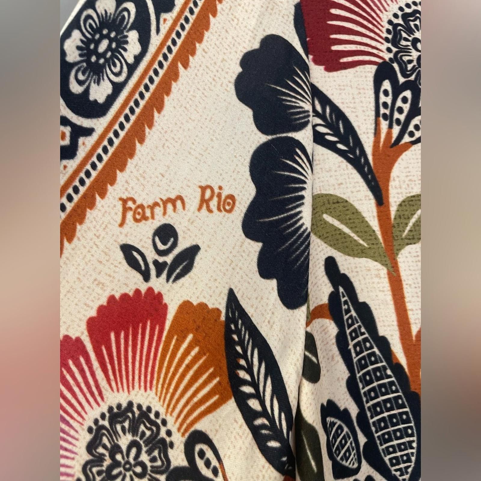 Farm Rio 🌺 FARM Rio Romantic Garden Mini Dress – Size XS Size XS / US 0-2 / IT 36-38 - 6 Thumbnail