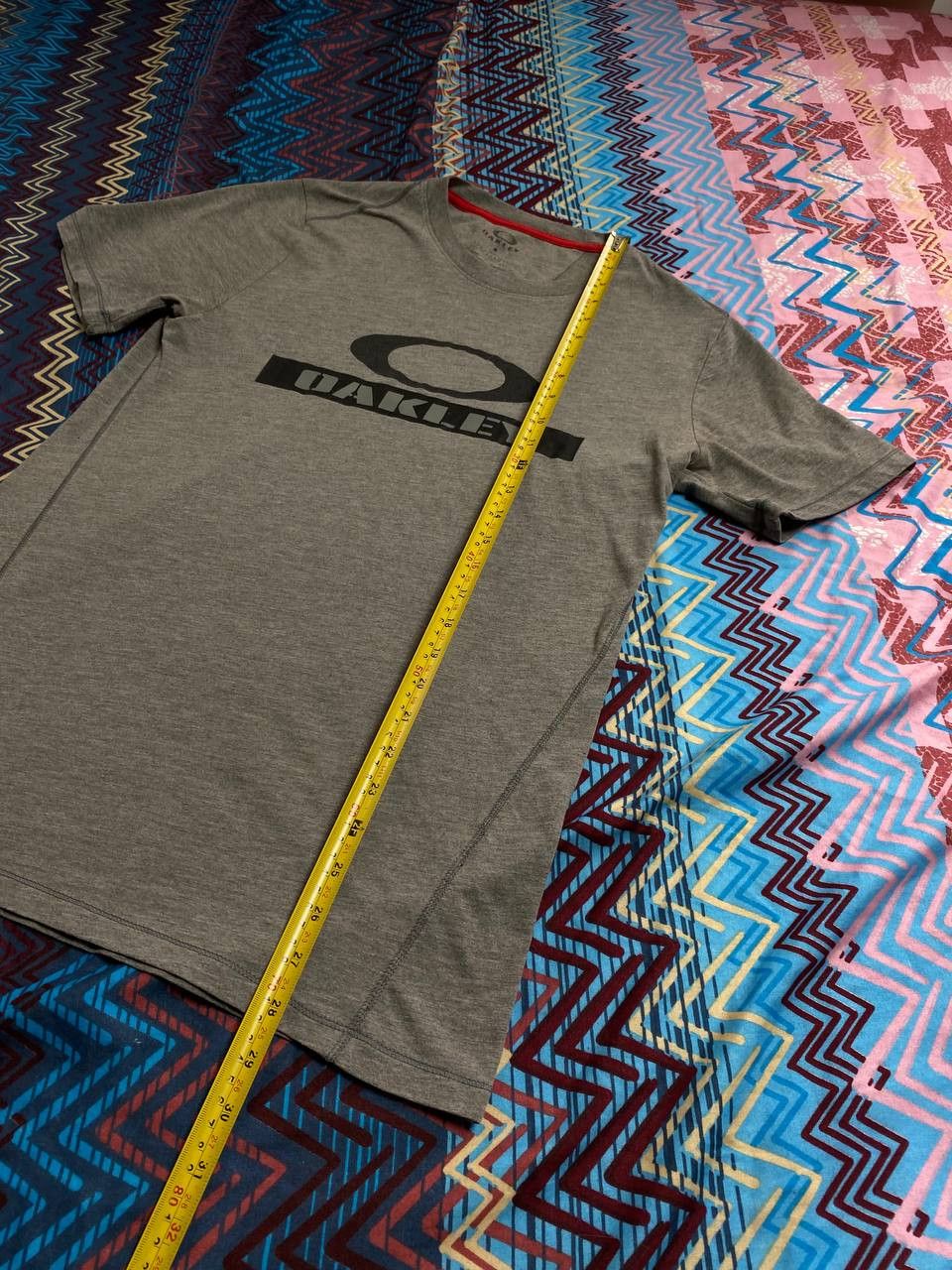 Oakley Streetwear T-Shirt Oakley big logo gray Y2K Vintage Size US S / EU 44-46 / 1 - 8 Thumbnail