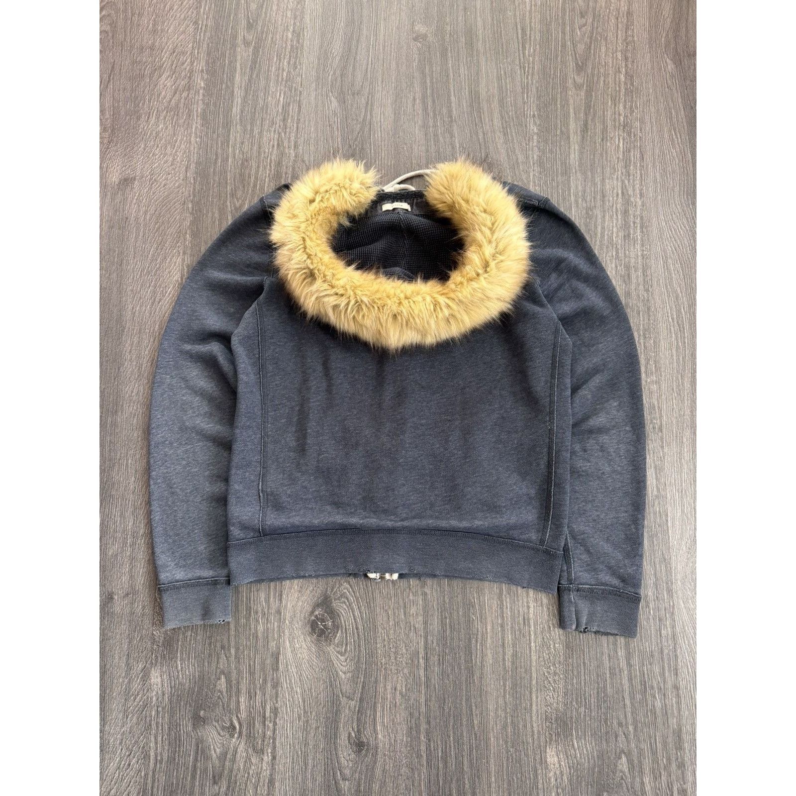Abercrombie & Fitch Y2K Vintage Abercrombie Fur Hoodie Made in Japan Size US L / EU 52-54 / 3 - 6 Thumbnail